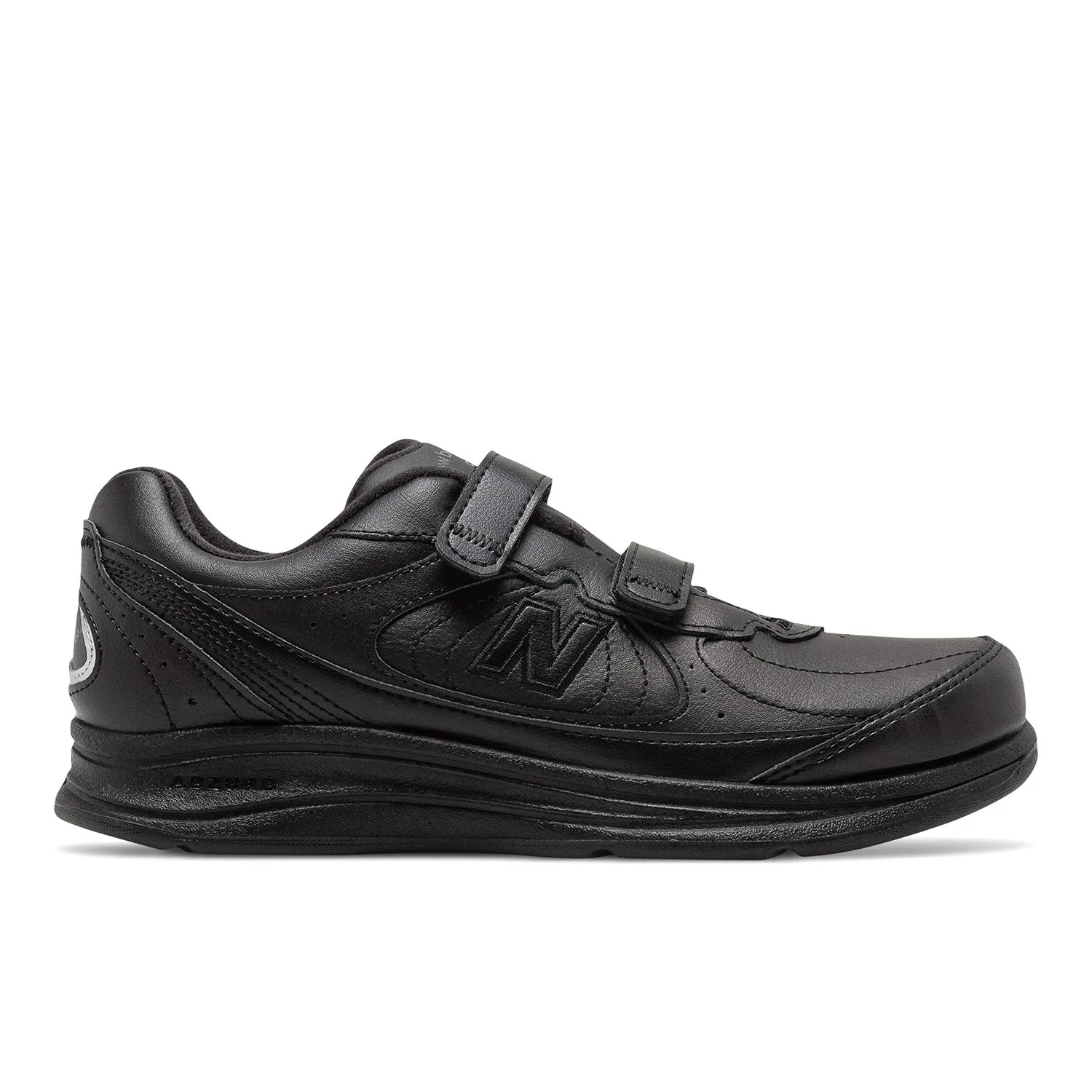 577v1 Velcro Walking Shoe Black (WW577VK)