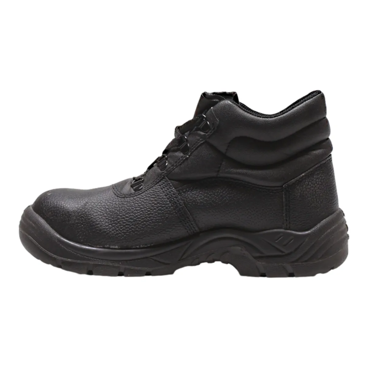 ACCO ESSENTIALS Safety Boots Black Leather Mens UK 9