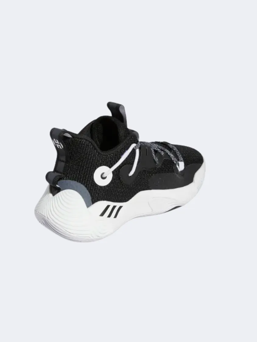 Adidas Harden Stepback 3 Gs Basketball Shoes Black/White