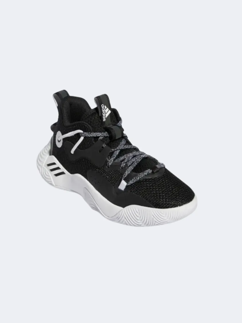 Adidas Harden Stepback 3 Gs Basketball Shoes Black/White