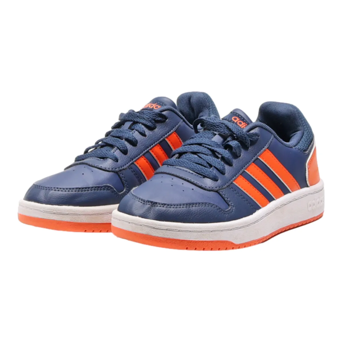 ADIDAS Sneaker Trainers Blue Leather Womens UK 5.5