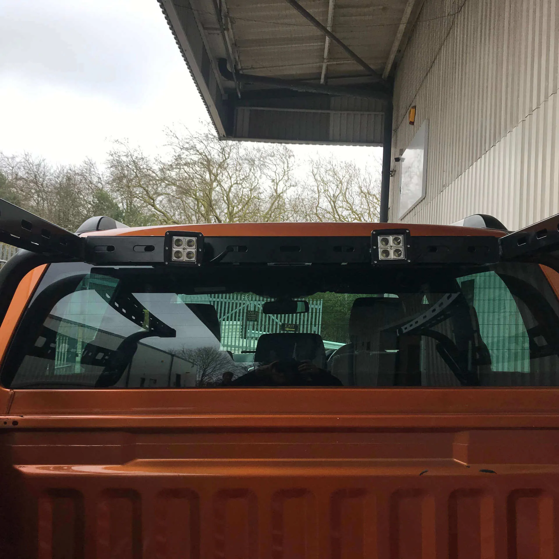 Adjustable Load Bed Cargo Frame with Flat Rack for Toyota Hilux 2016 