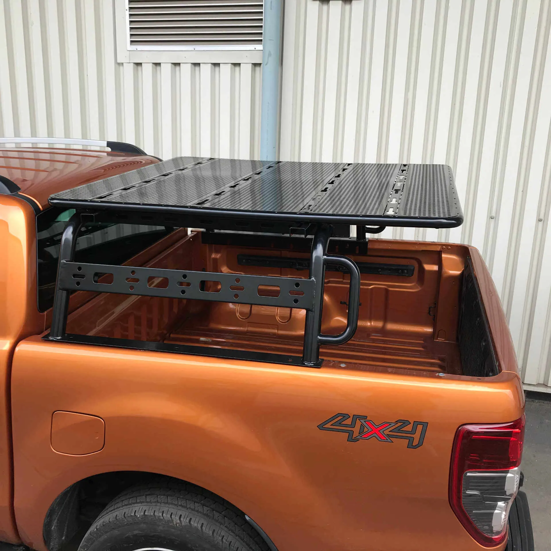 Adjustable Load Bed Cargo Frame with Flat Rack for Toyota Hilux 2016 