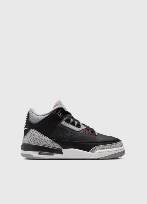 Air Jordan 3 Retro OG 'Black Cement' Sneakers (GS)