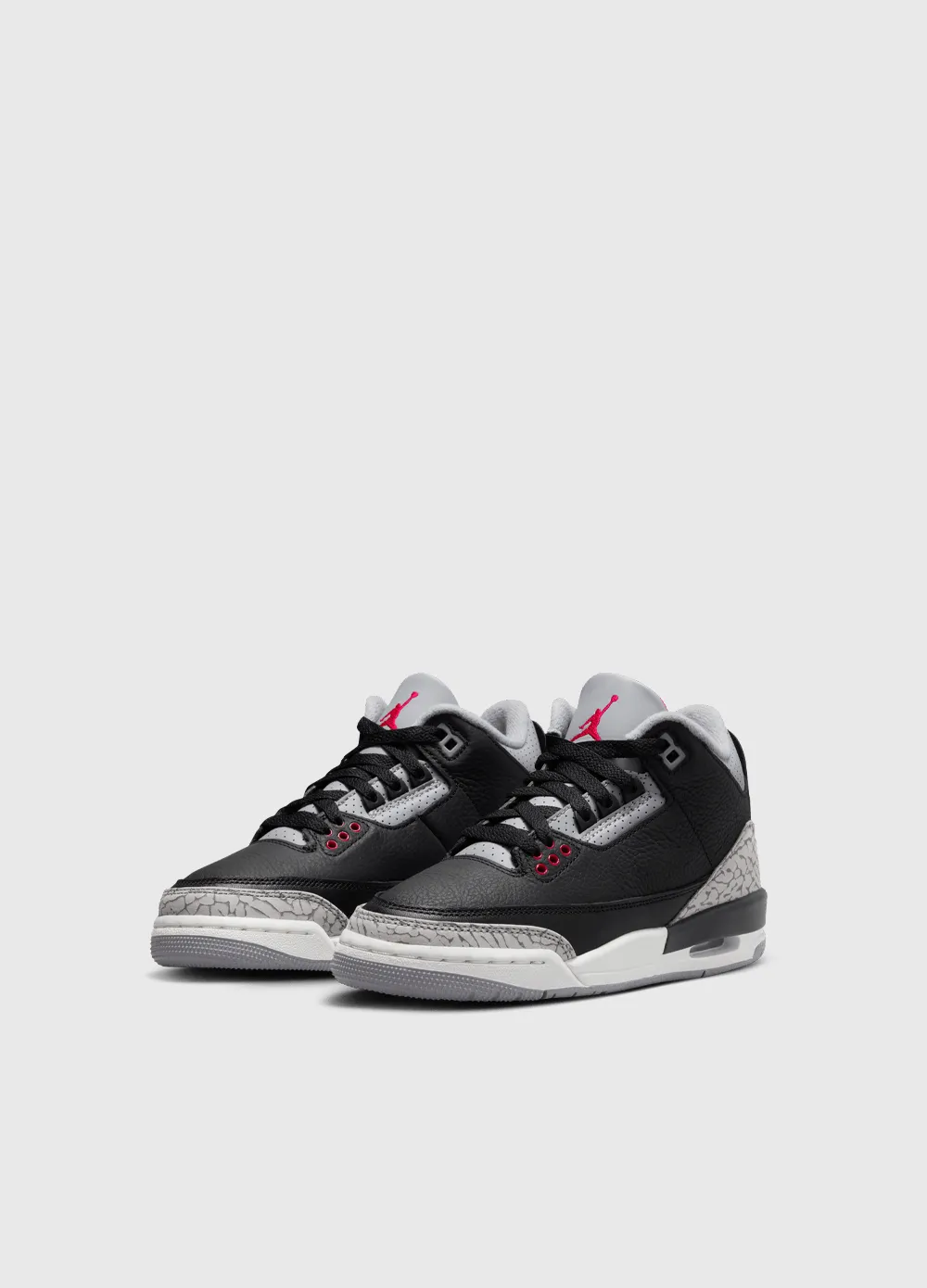 Air Jordan 3 Retro OG 'Black Cement' Sneakers (GS)