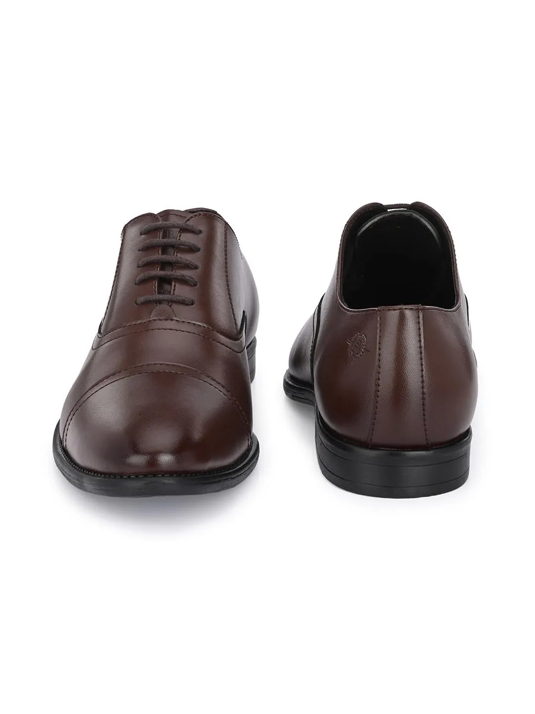 Alberto Torresi Brown Synthetic formal Shoes