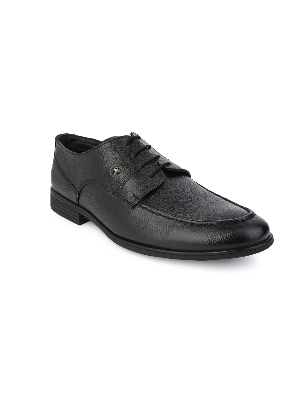 Alberto Torresi Genuine Leather Black Laceup Formal Shoes for Men