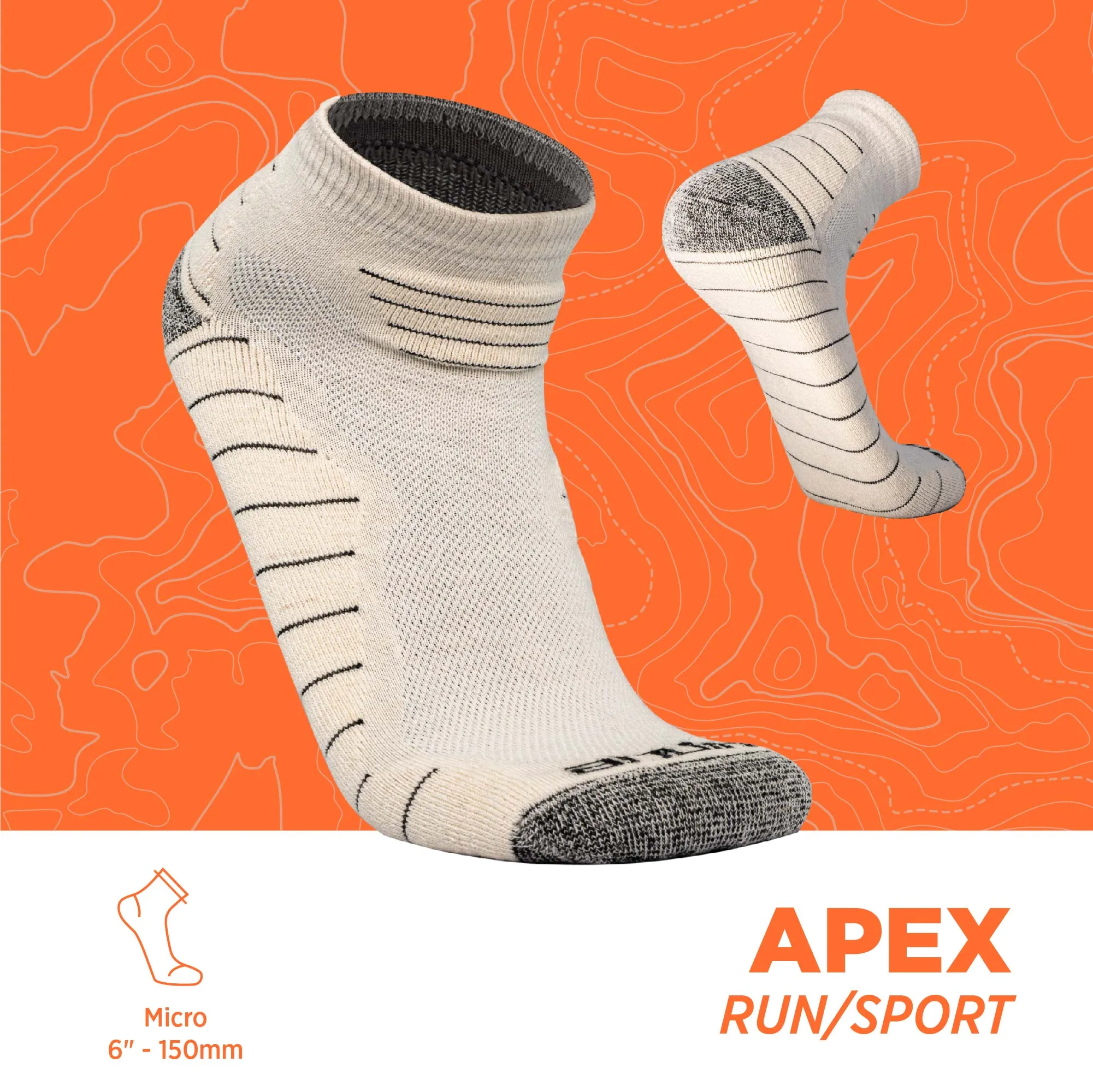 Alpaca Merino Socks Run Sport Socks | Apex