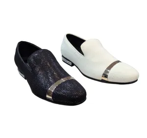 Amali Slip on Lion Emblem Shoes