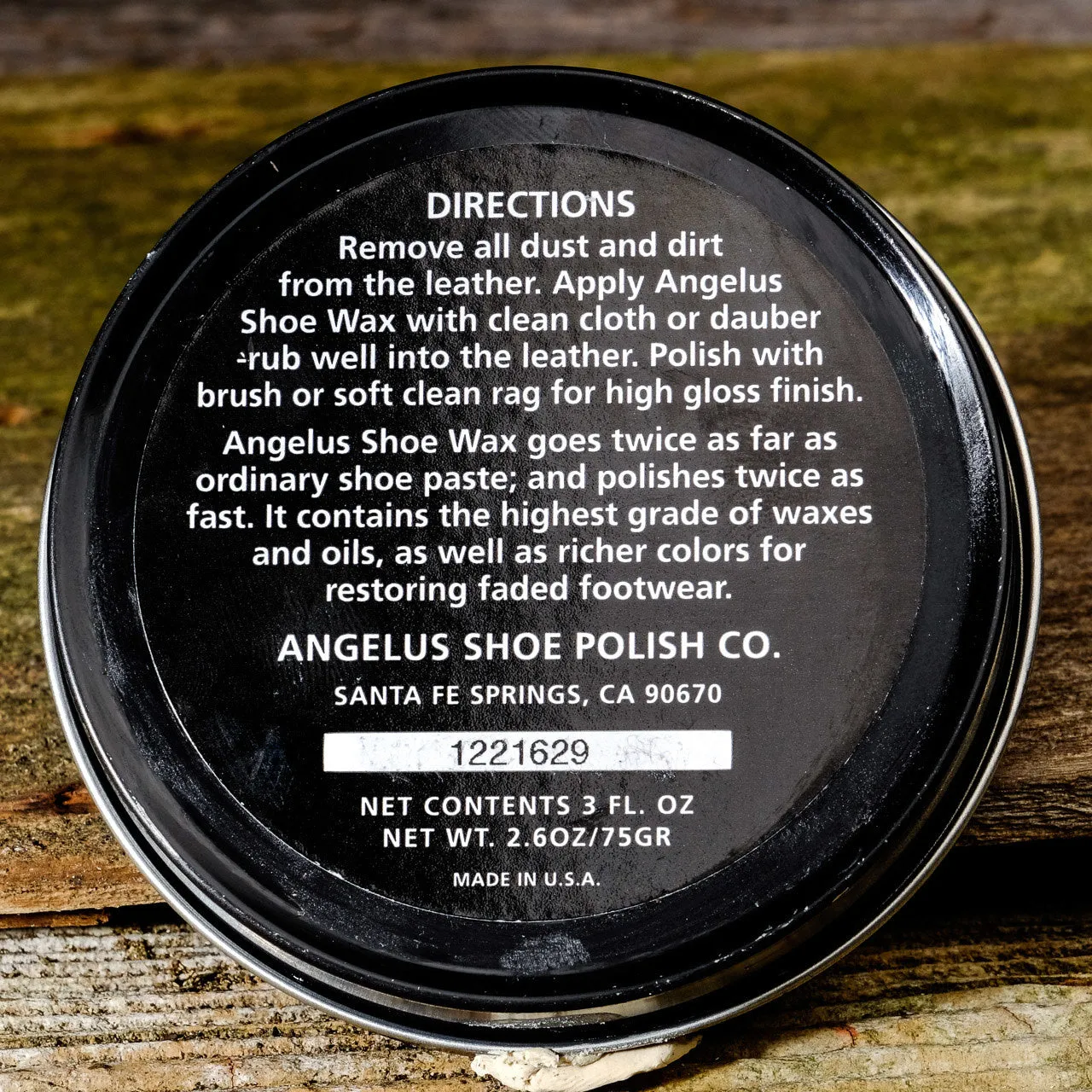 Angelus Shoe Wax Polish