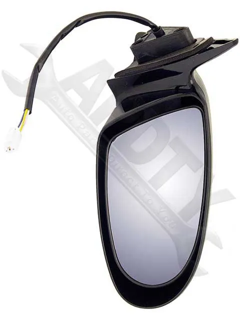 APDTY 066114 Side View Mirror - Right , Power, Non-Heated, No Signal, Black