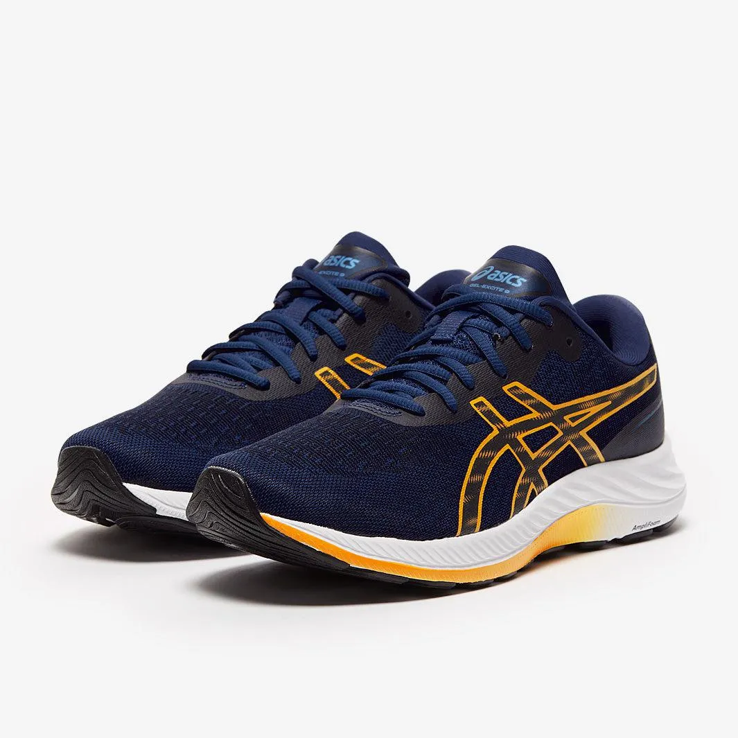 Asics Gel Excite 9 Mens Running Shoes - Deep Ocean/Amber