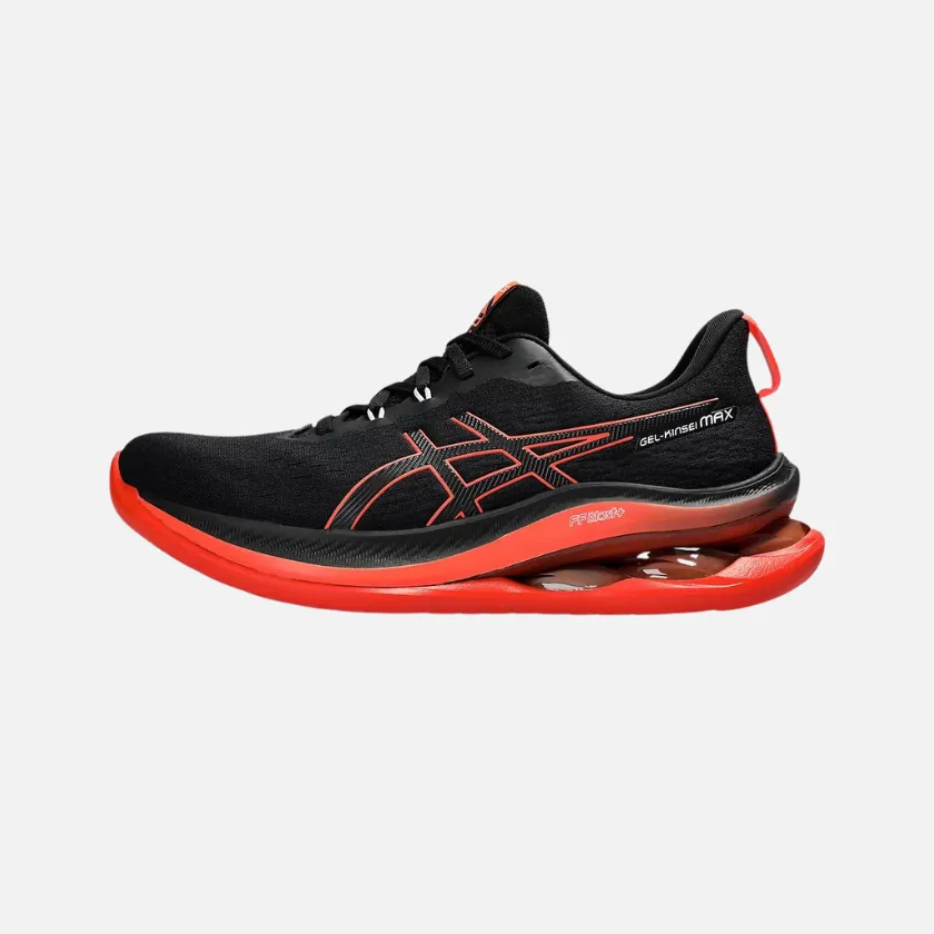 Asics Gel-Kinsei MAx Men's Running Shoes -Black/Sunrise Red