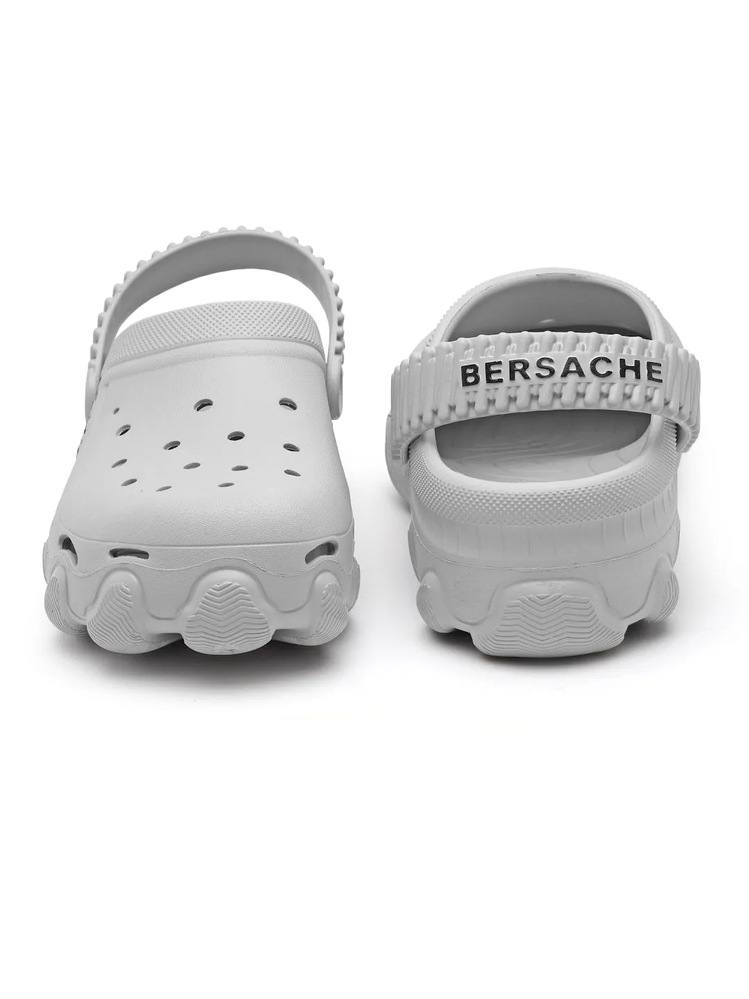 Bersache Extra Soft Classic Casual with  Regular wear with Ultra Soft & Flexibility Technology Clog's for Men's & Boy's (6090-Grey)