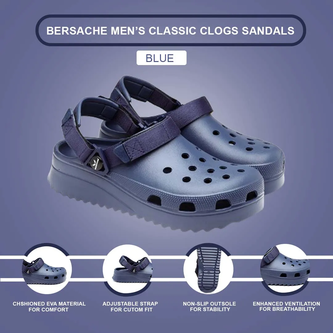 Bersache Extra Soft Classic Casual with  Regular wear with Ultra Soft & Flexibility Technology Flip Flop for Men's & Boy's (6138-Blue)