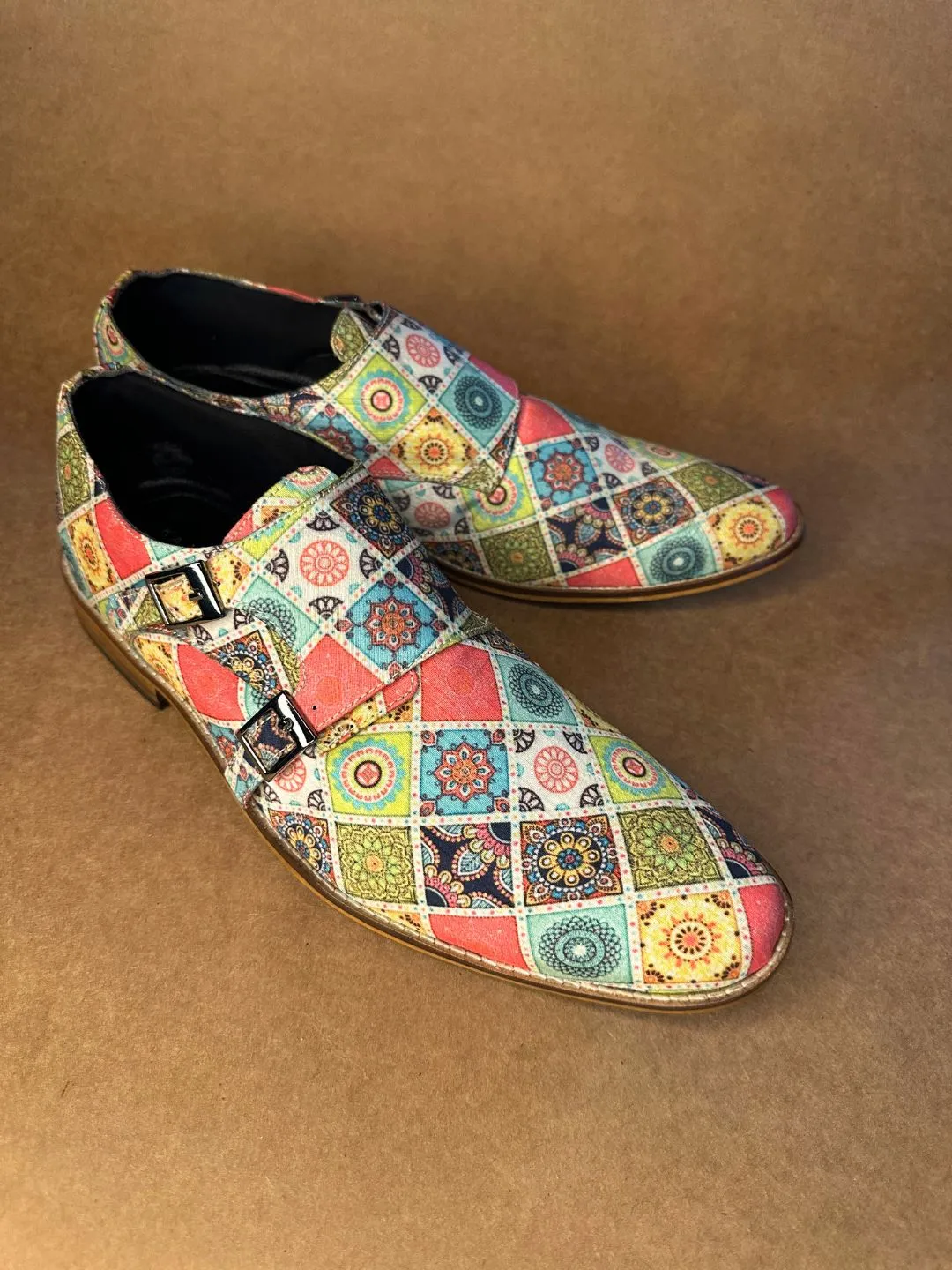 Bhil Art Mandala Monk  Shoes