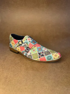 Bhil Art Mandala Monk  Shoes