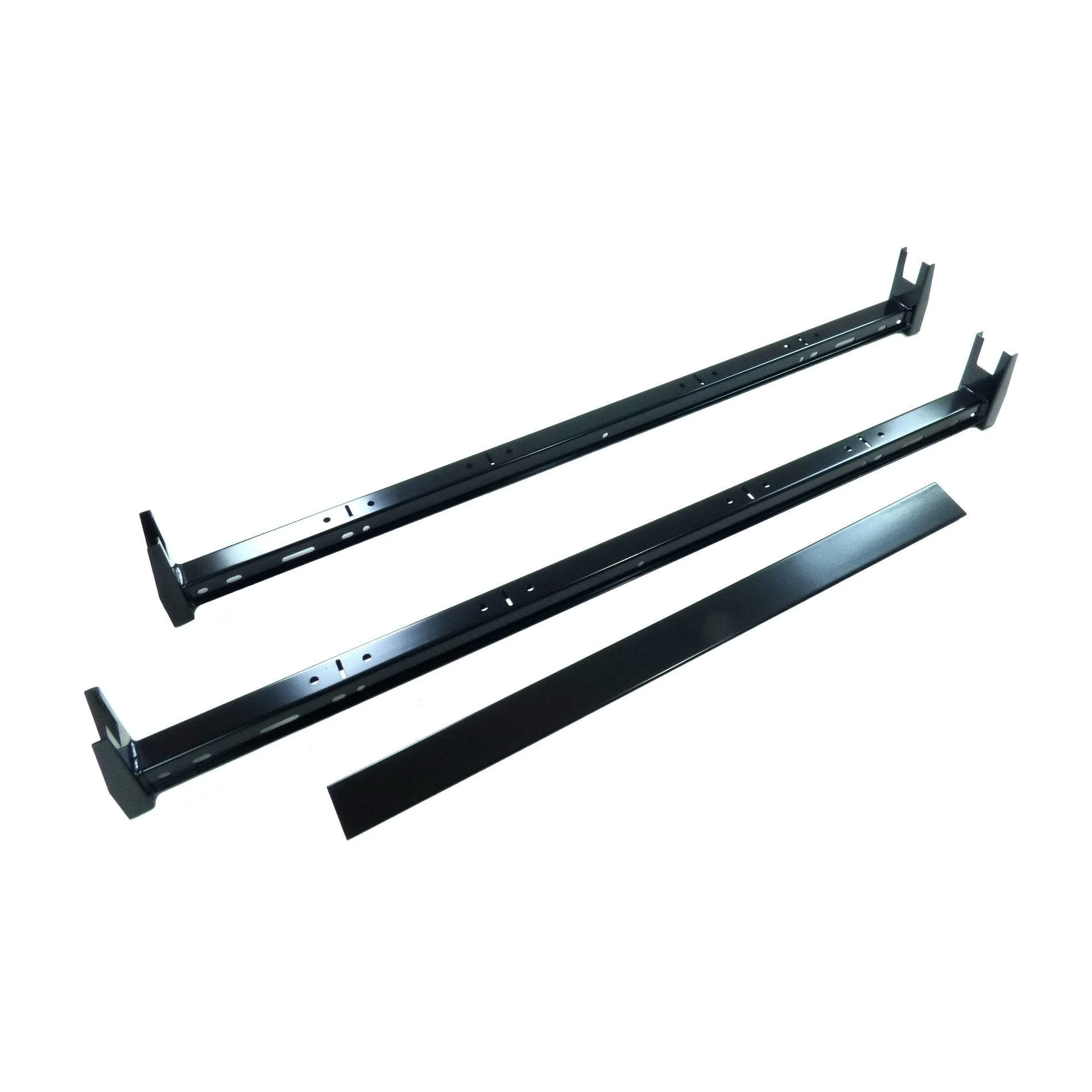 Black 2 Bar Van Roof Ladder Rack Cross Bars for Ford Transit Connect 2013-2019