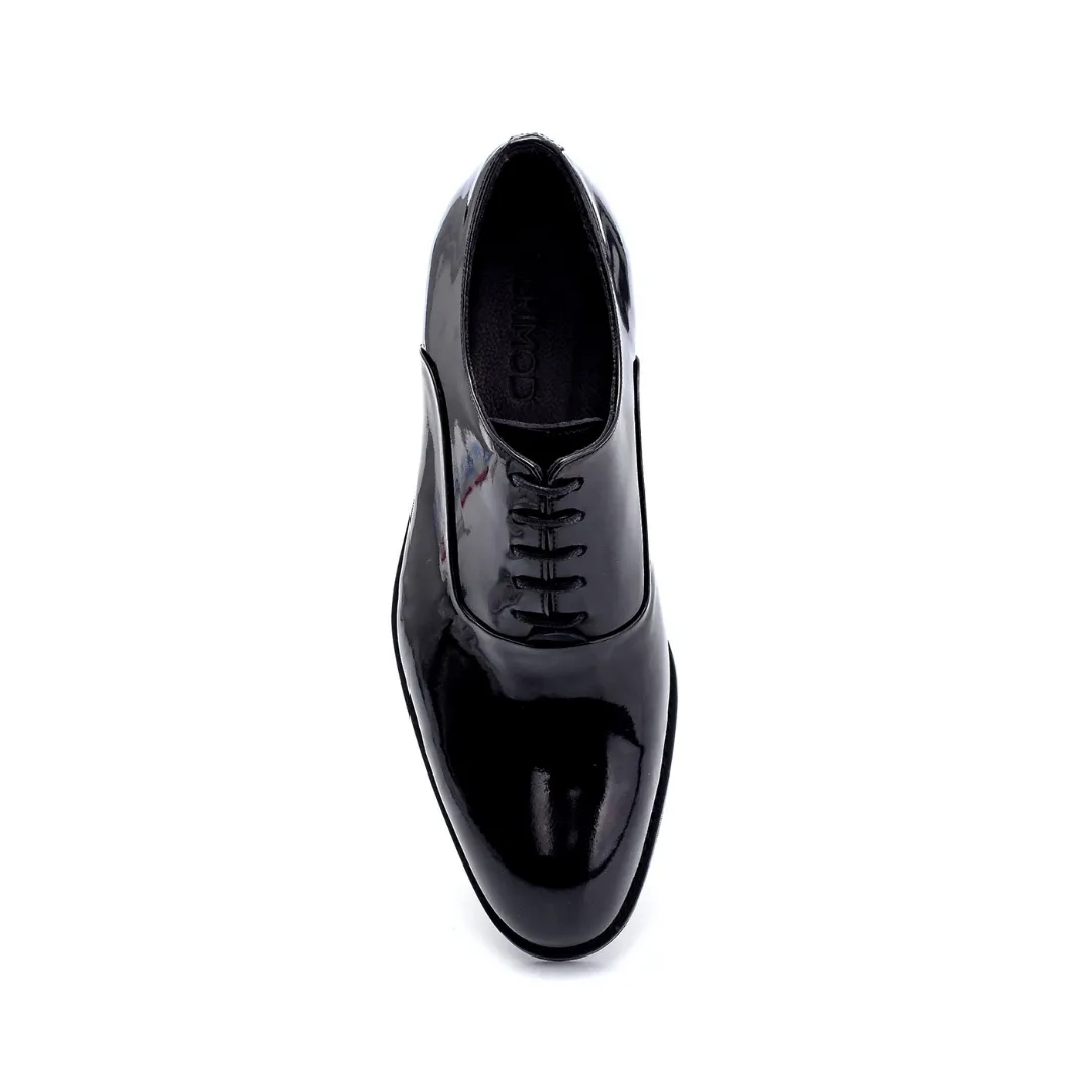 Black Men Patent Leather Classic Shoe