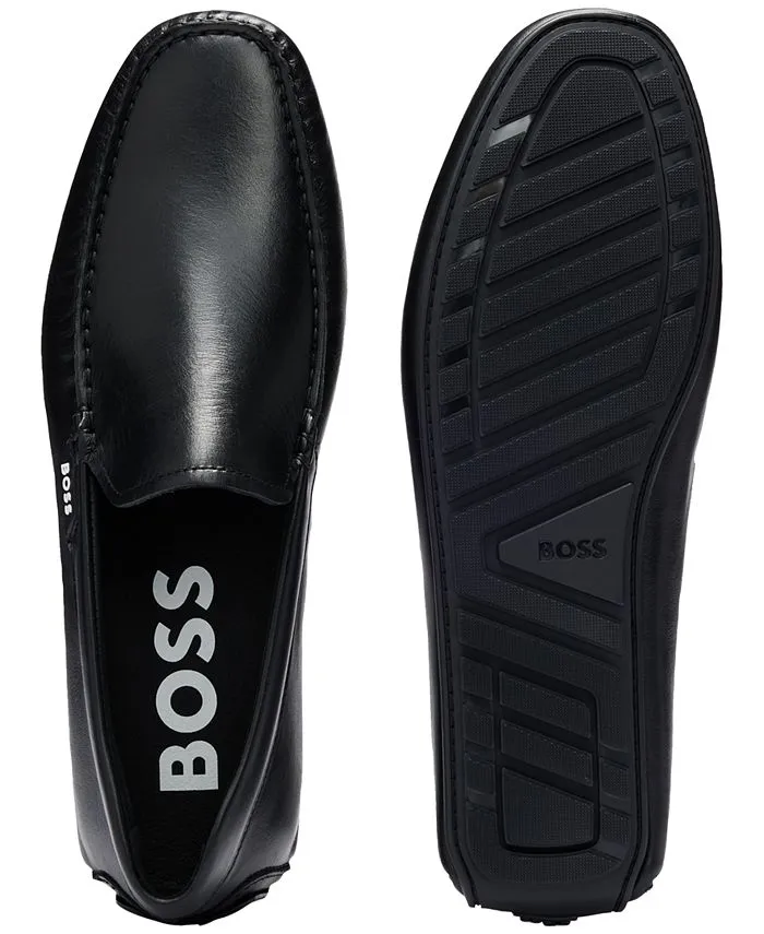 BOSS Hugo Boss Men's Noel Leather Driving Loafers