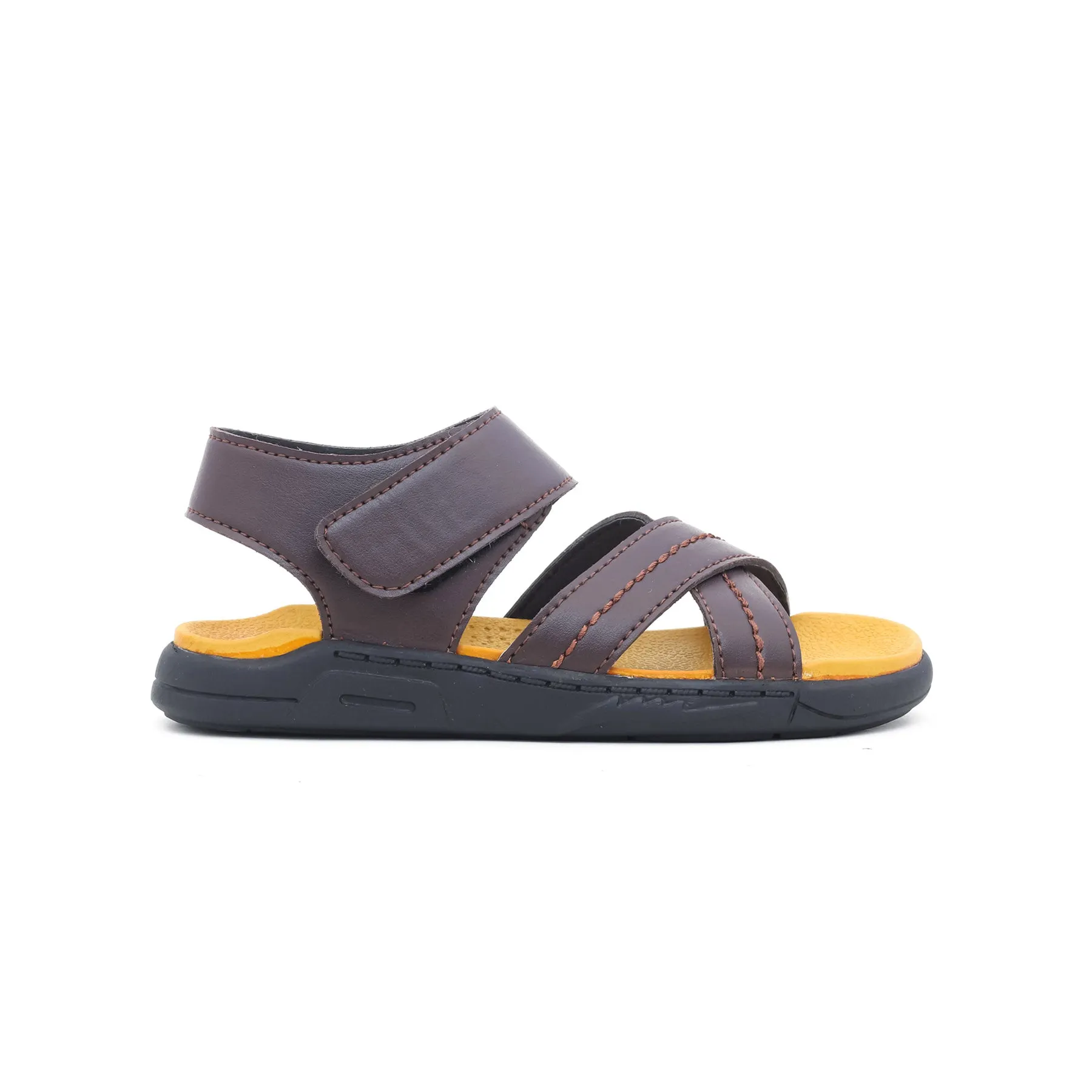 Boys Brown Formal Sandal KD9396