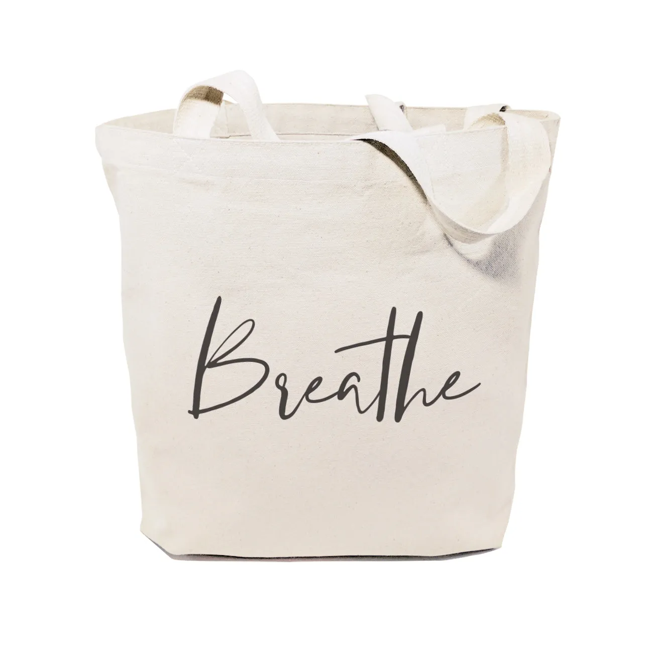 Breathe Gym Cotton Canvas Tote Bag by The Cotton & Canvas Co.