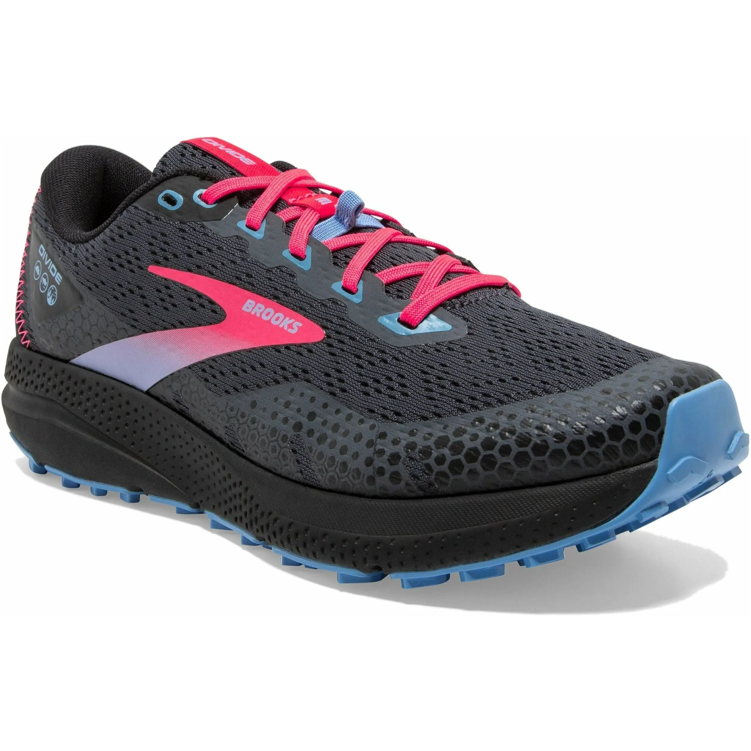 Brooks Divide 3 Womens Trail Running Shoes - Black