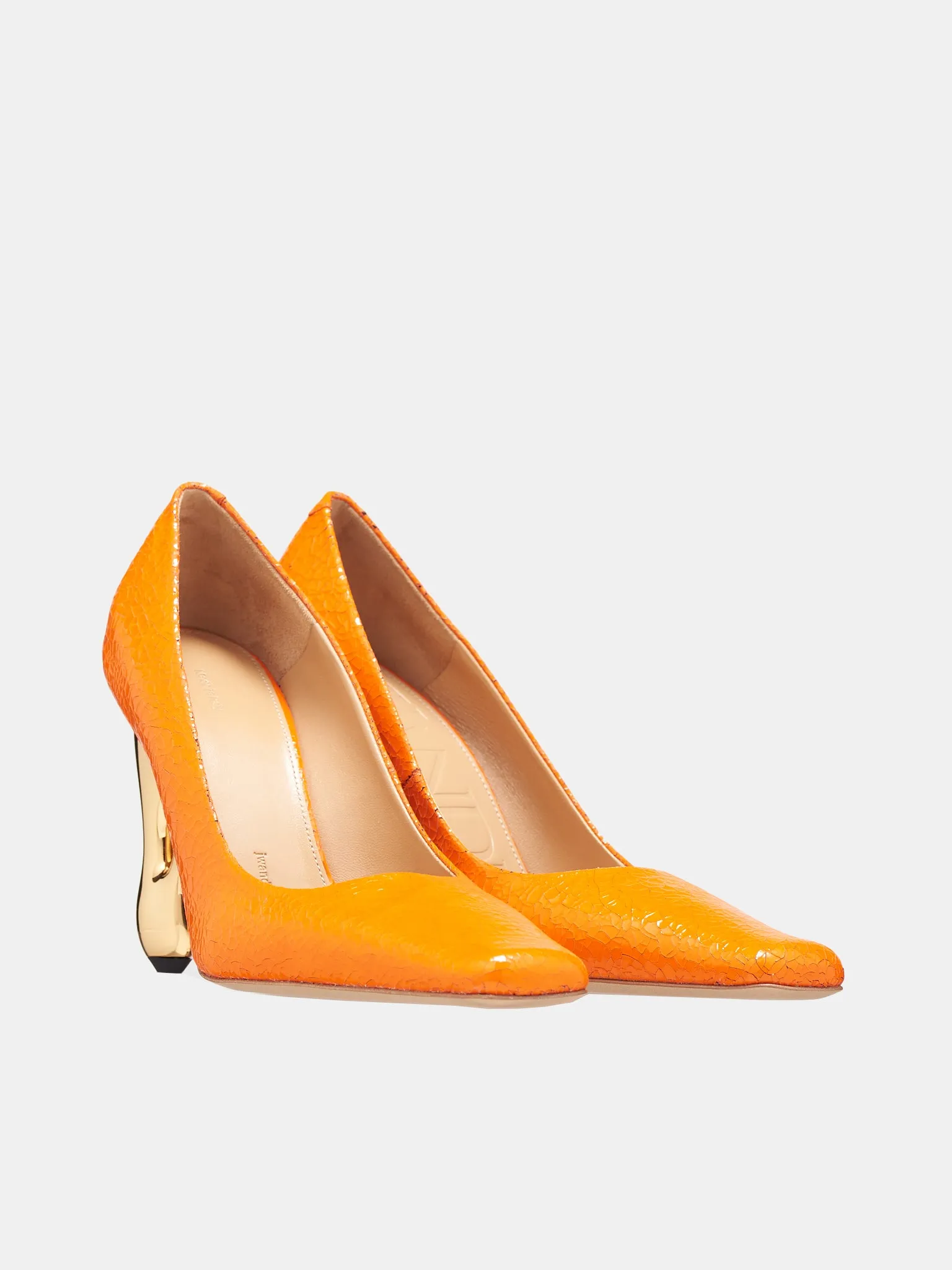 Bubble Heel Pumps (ANW41310B-18812-ORANGE-GOLD)