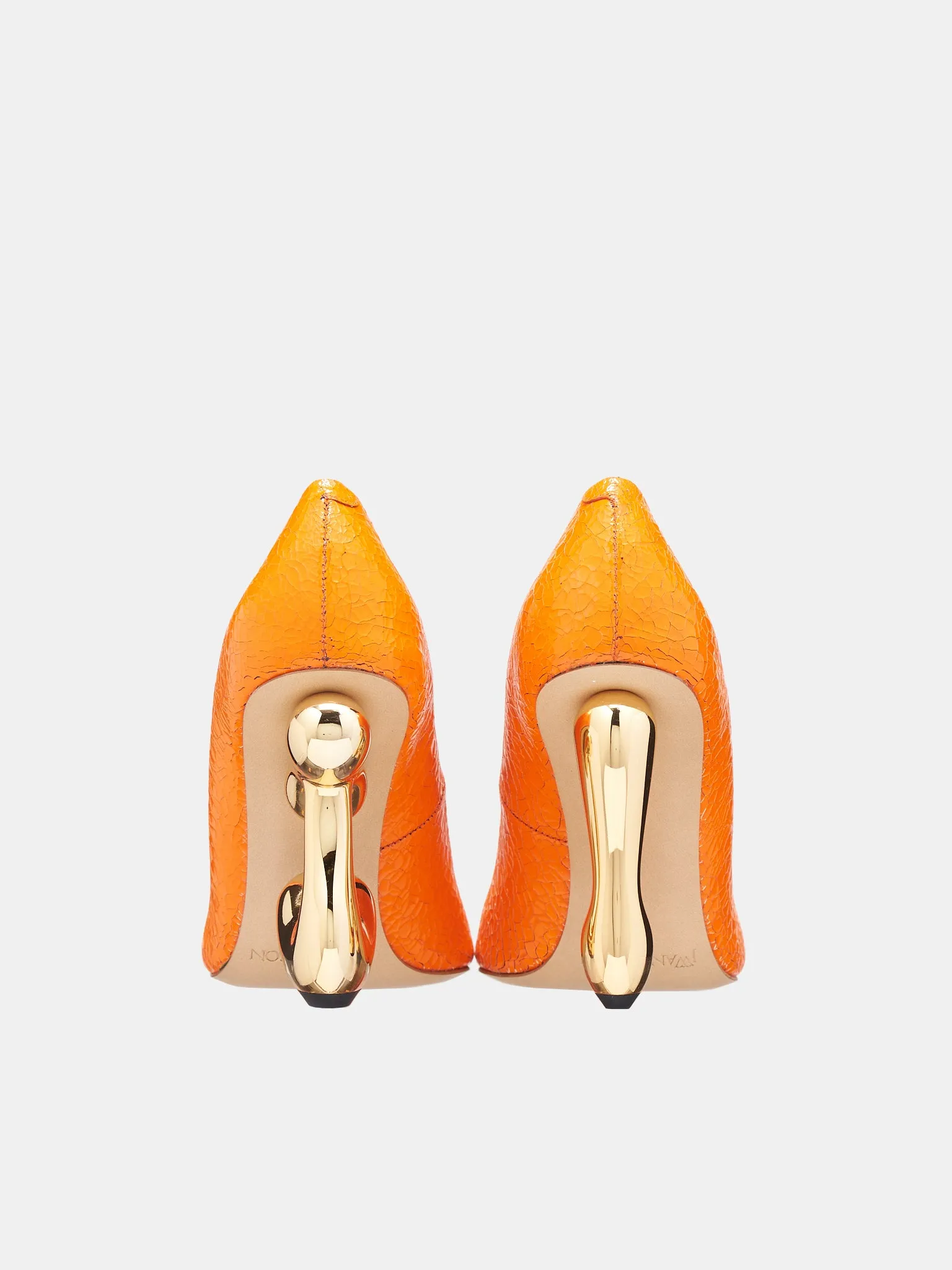 Bubble Heel Pumps (ANW41310B-18812-ORANGE-GOLD)