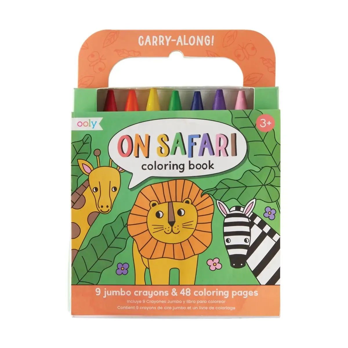 Carry Along Crayons and Coloring Book - On Safari