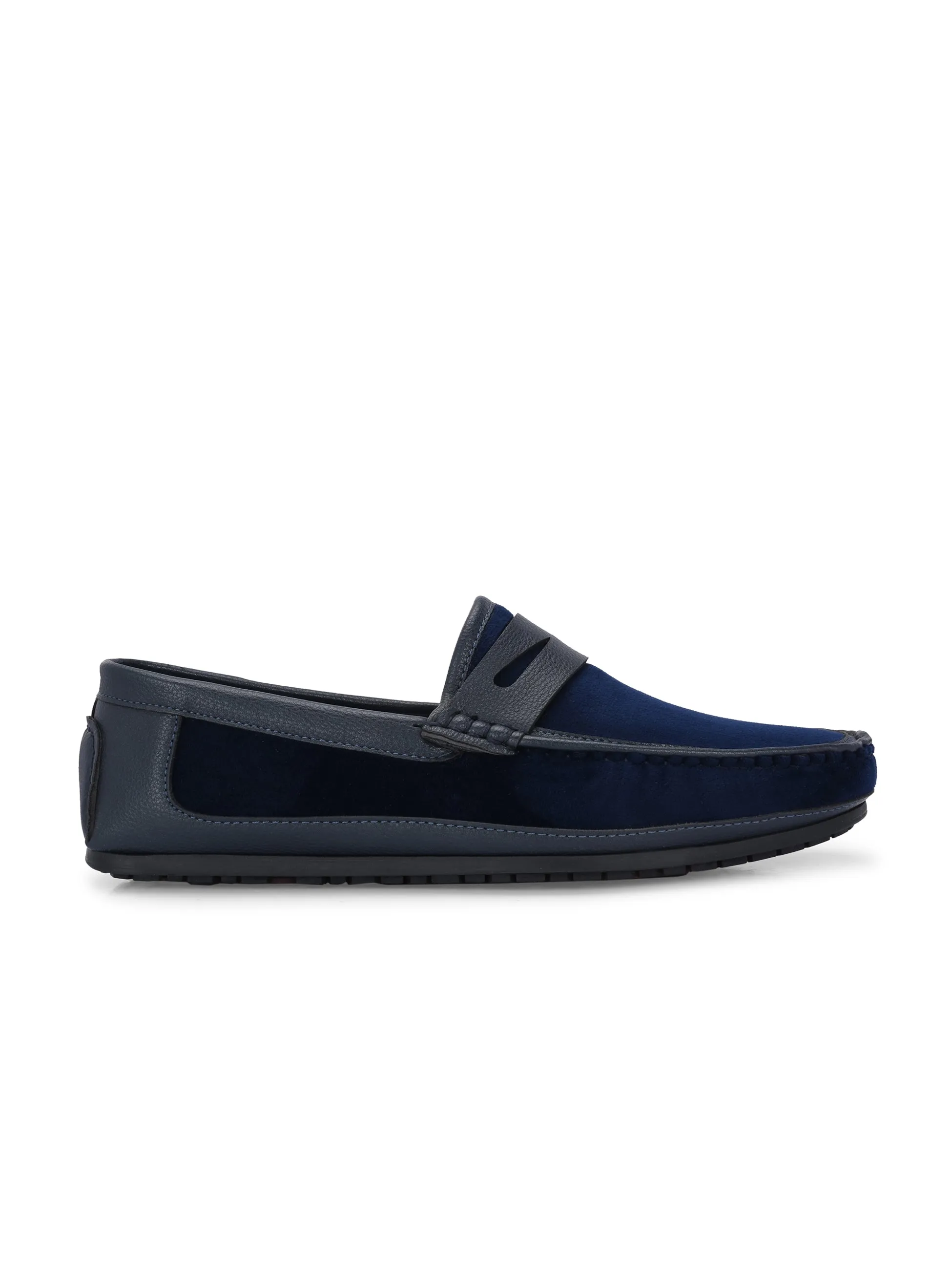 Cassio Blue Driving Loafers