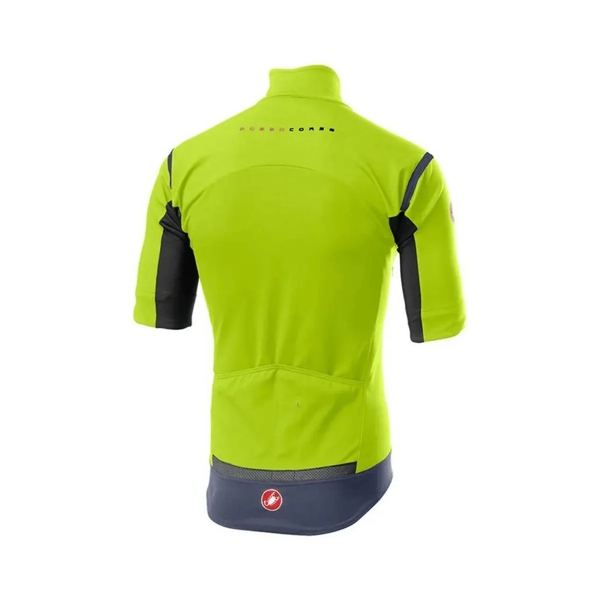 Castelli Perfetto RoS Convertible Jacket Yellow Flou