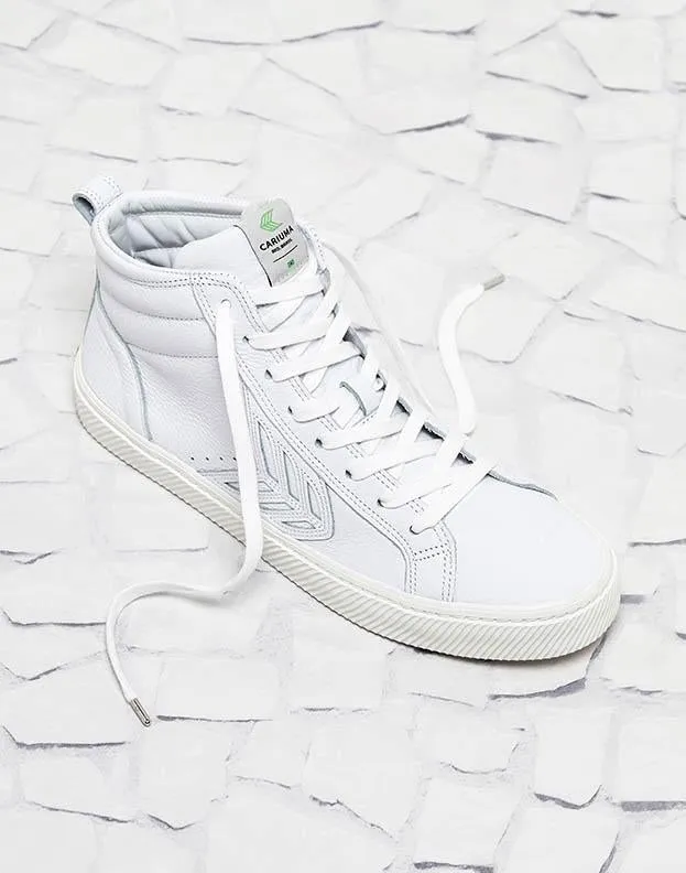 CATIBA High Off White Premium Leather Sneaker Women