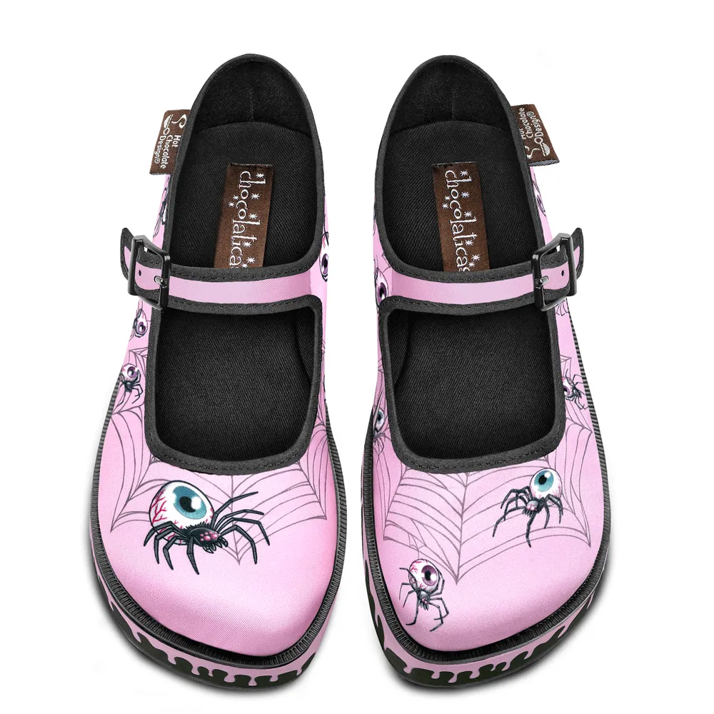 Chocolaticas® Pink Widow Women's Mary Jane Platform