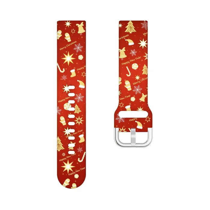 Christmas Watch Straps compatible with the Timex 22mm Range