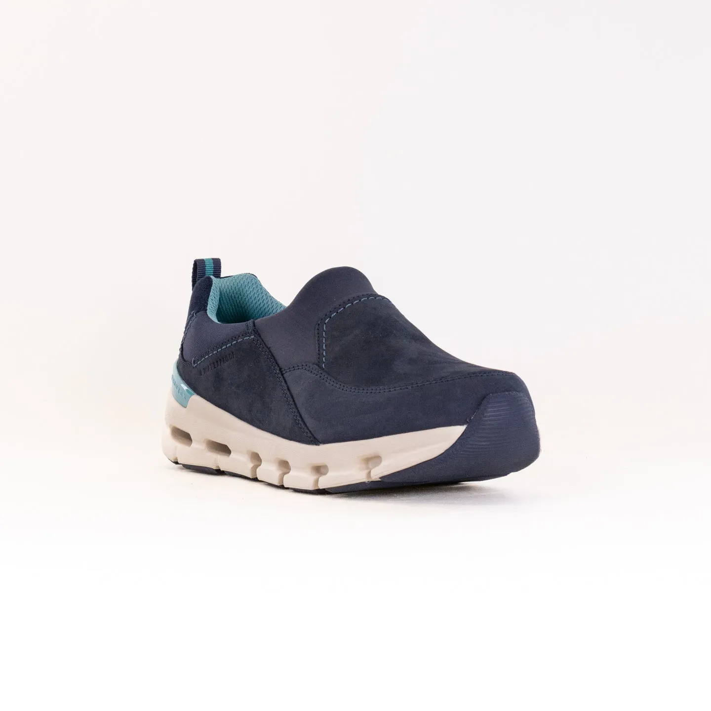 Clarks Nature X Sky Waterproof (Women's) - Navy Nubuck