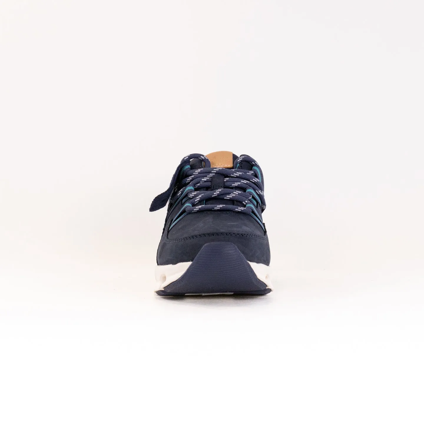 Clarks Nature X Tie Waterproof (Women's) - Navy Combi Nubuck