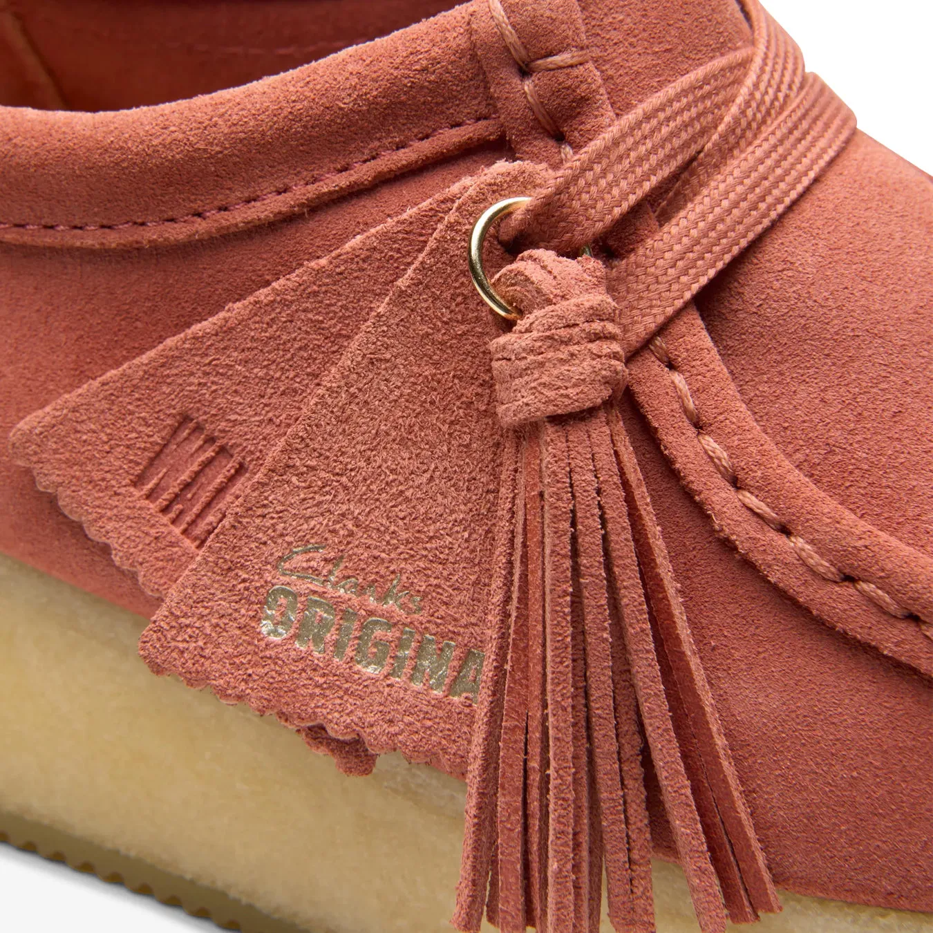 Clarks Originals Womens Wallacraft Bee Terracotta Suede