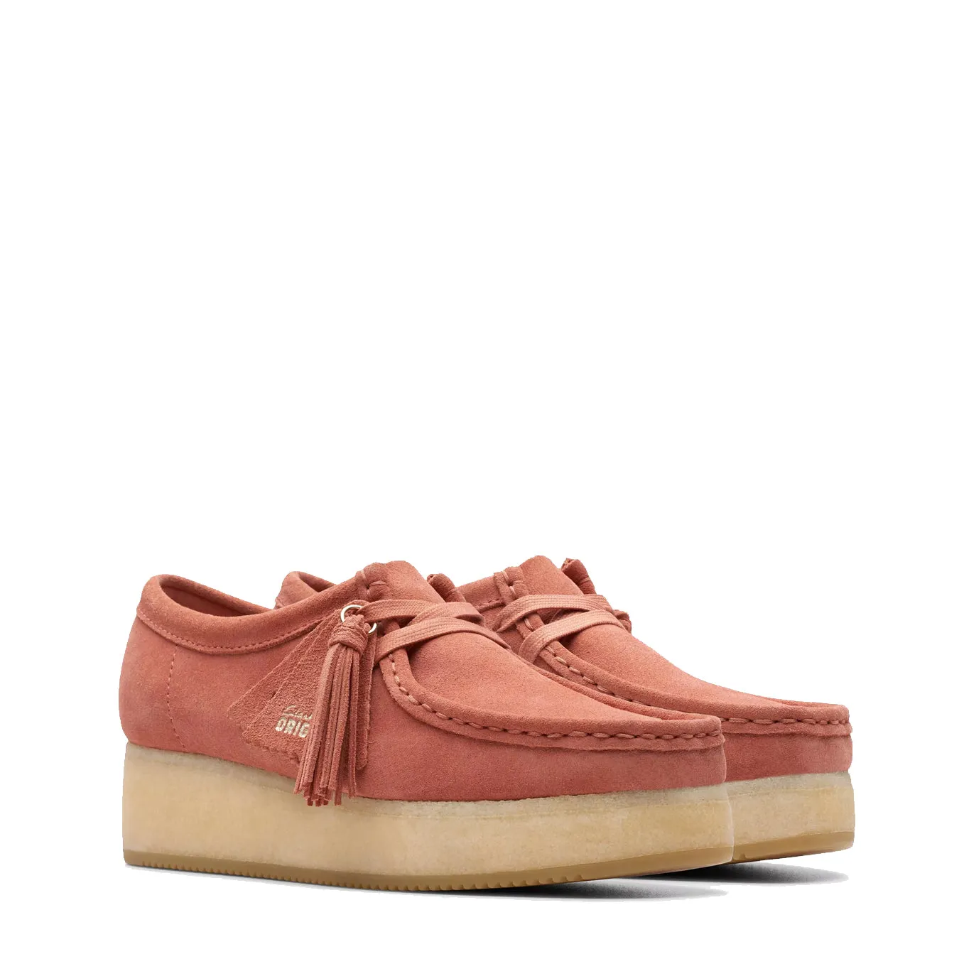 Clarks Originals Womens Wallacraft Bee Terracotta Suede