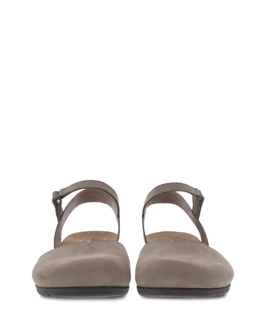 Dansko Women's Rowan Sandal - Taupe Milled Nubuck