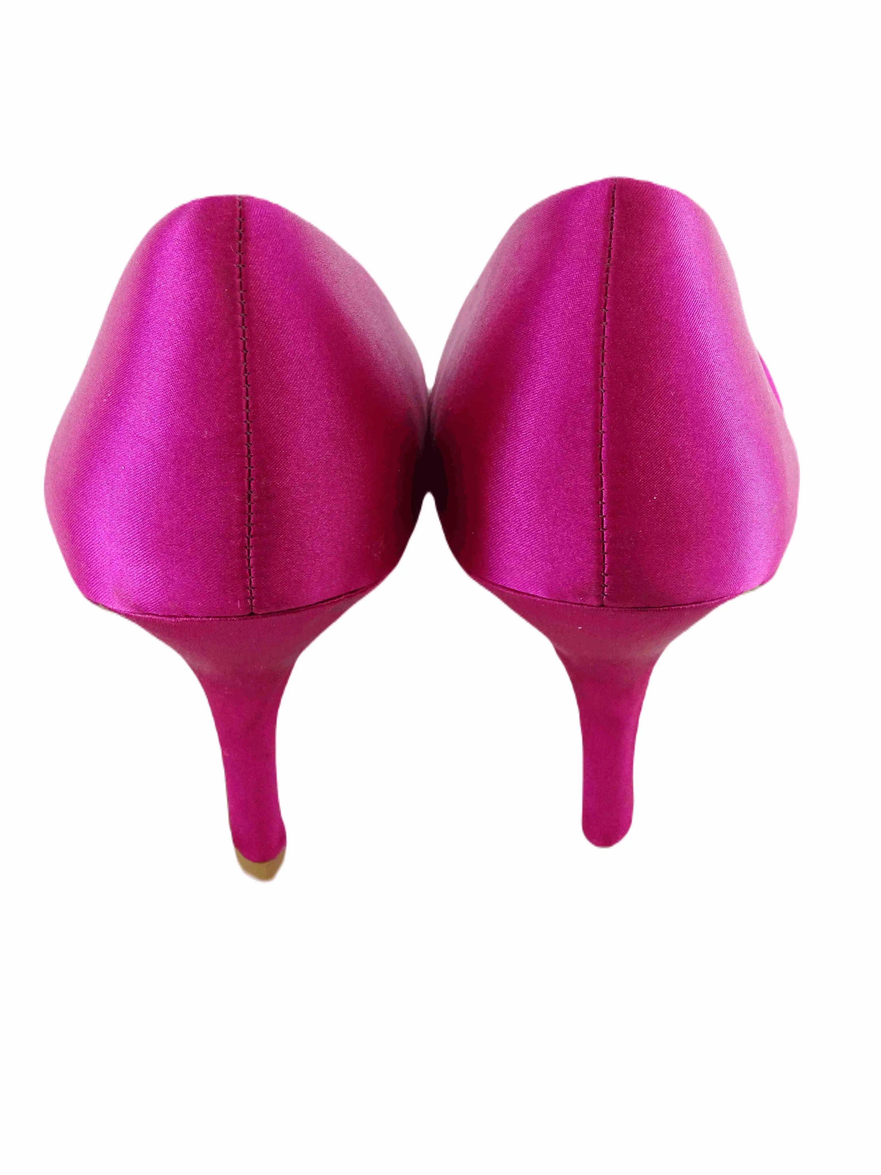 Debut Pink Satin Heels 38