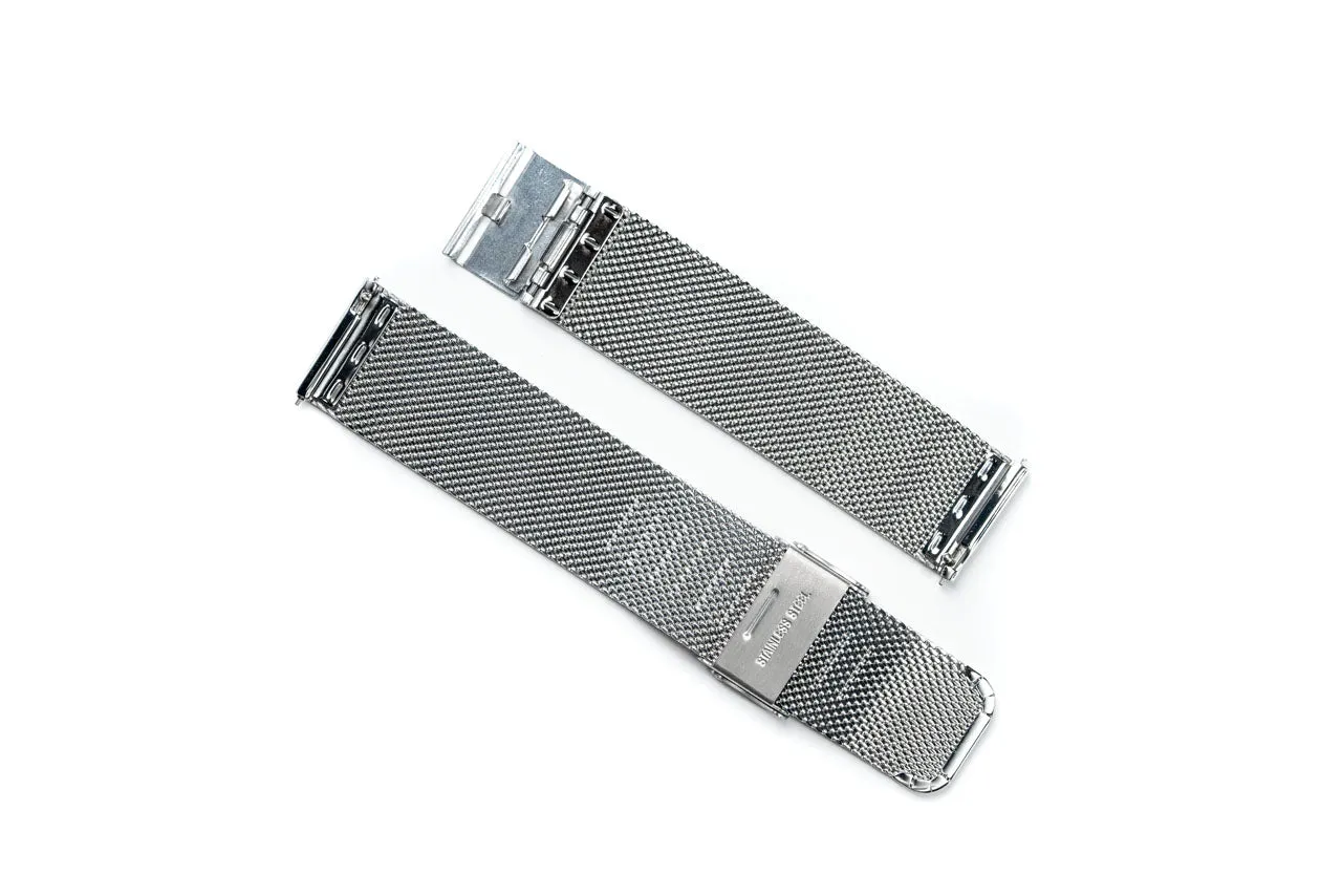 DIY WATCH CLUB Mesh Band -- Silver