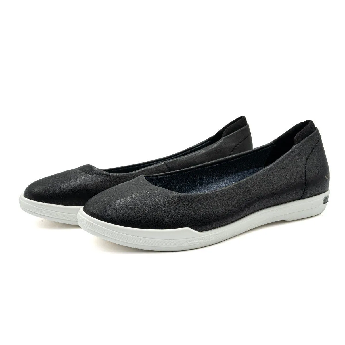 Dr. Scholl'S Rise Shine Ballerinas Leather Black Colour For Women