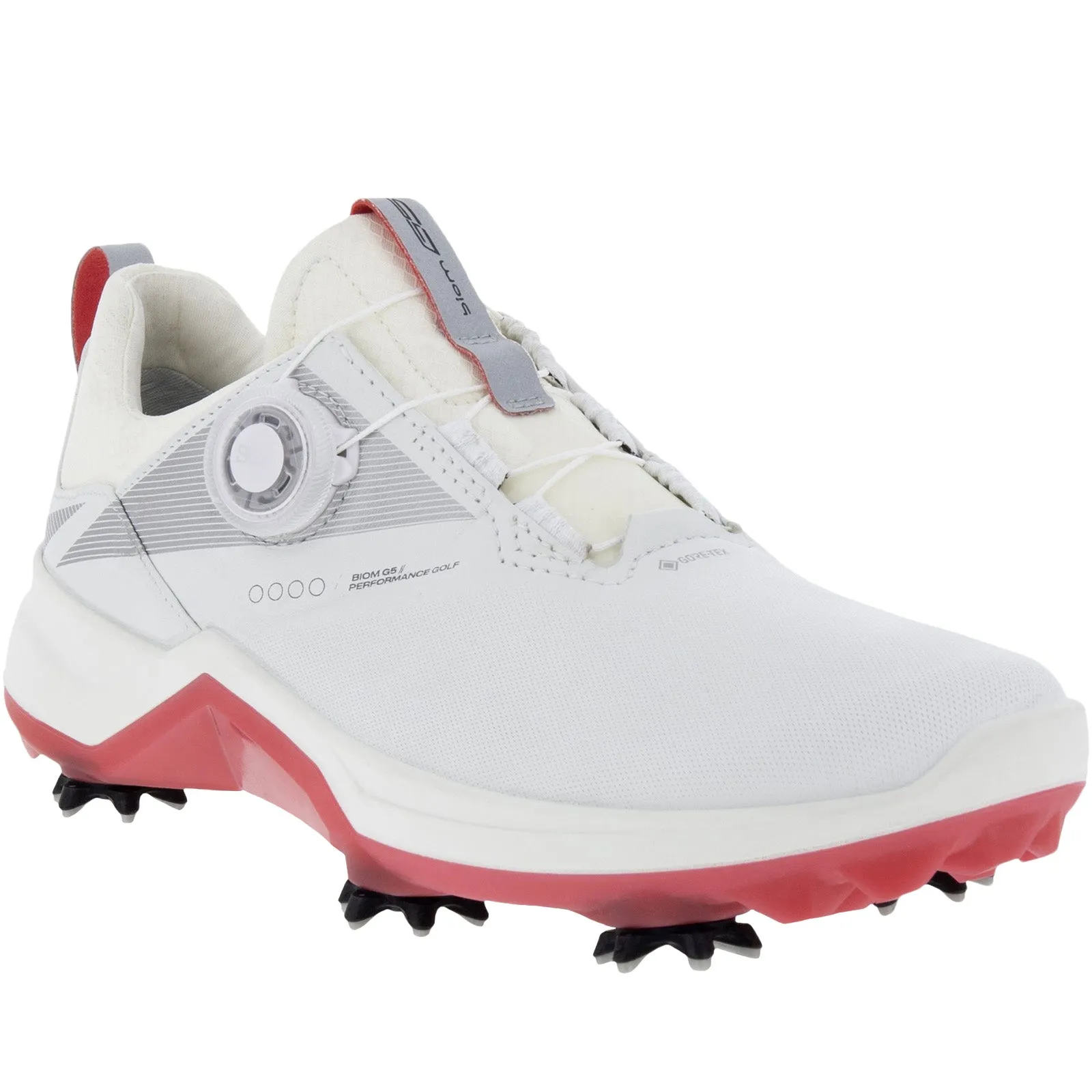 ECCO Mens Biom G5 GORE-TEXT Leather ZARMA TOUR Spikes Golf Shoes