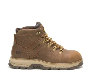 Exposition Alloy-Toe Waterproof Hiker Work Boot Brown