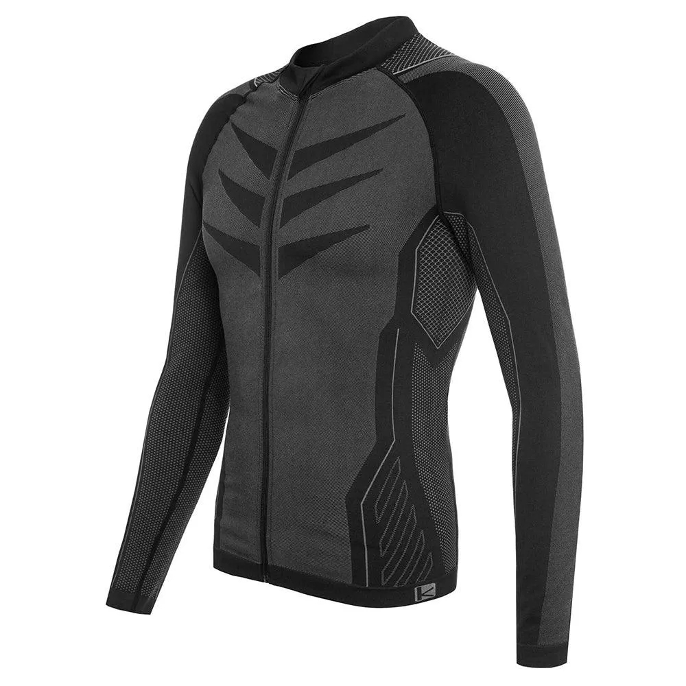 FUNKIER Men's Campania Seamless-Tech Elite Long Sleeve Thermal Jersey