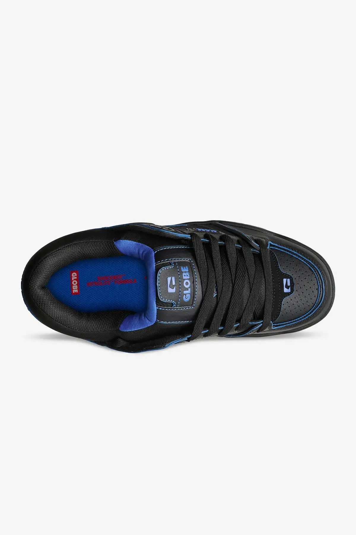 Globe Fusion Shoes - Black/Blue/Mosaic