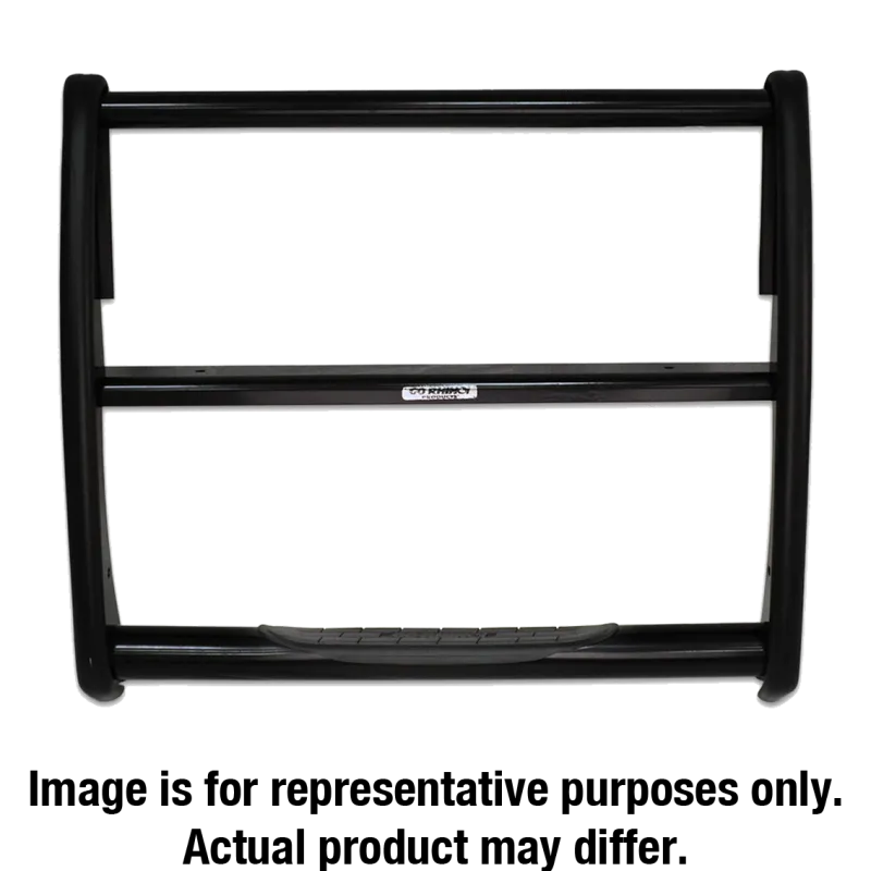 Go Rhino 07-14 Ford Expedition 3000 Series StepGuard - Black (Center Grille Guard Only)