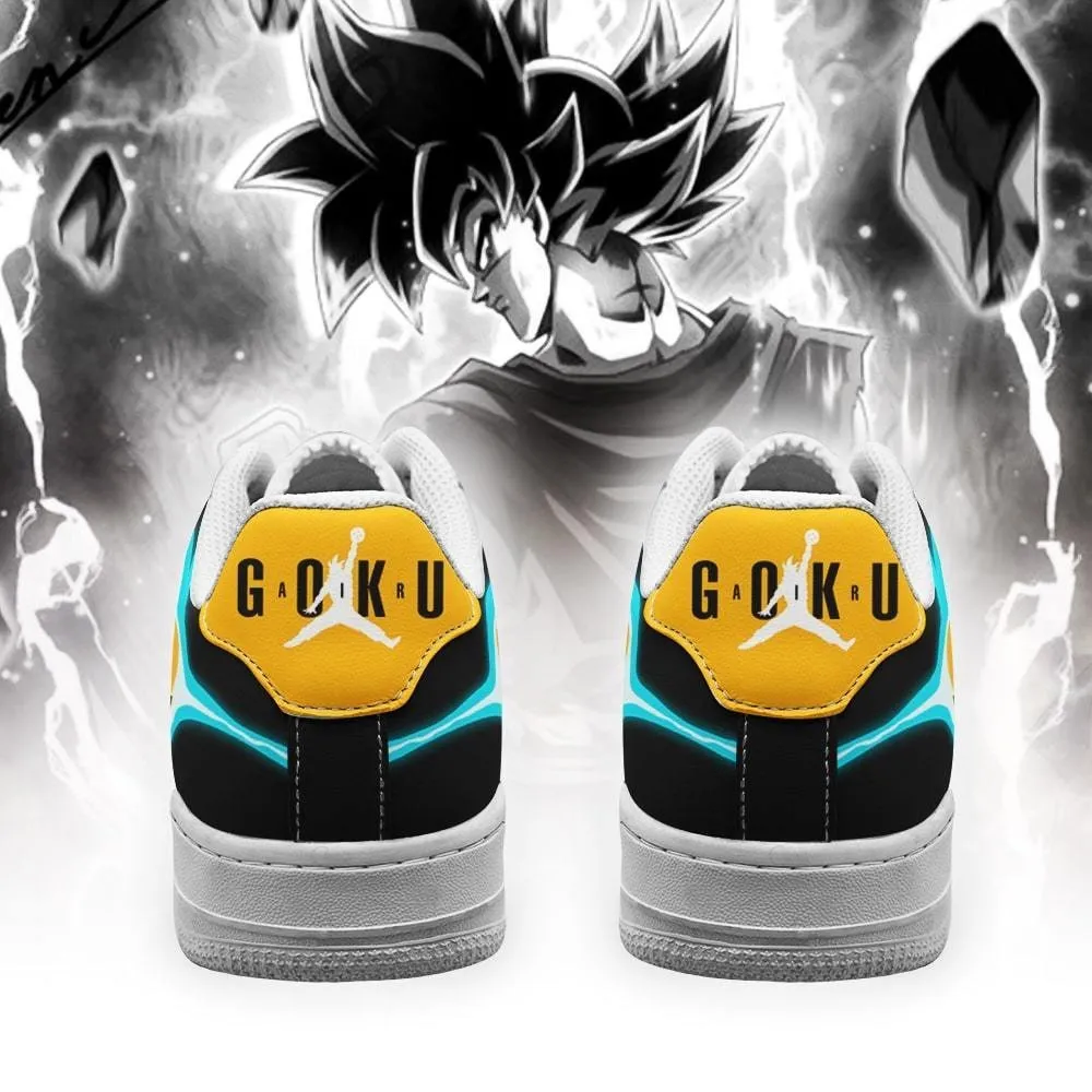 Goku Air Sneakers Silhouette Custom Dragon Ball Anime Shoes