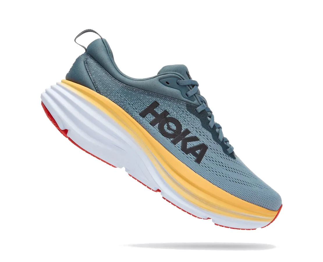 Hoka Men's Bondi 8 - Goblin Blue/Mountain Spring